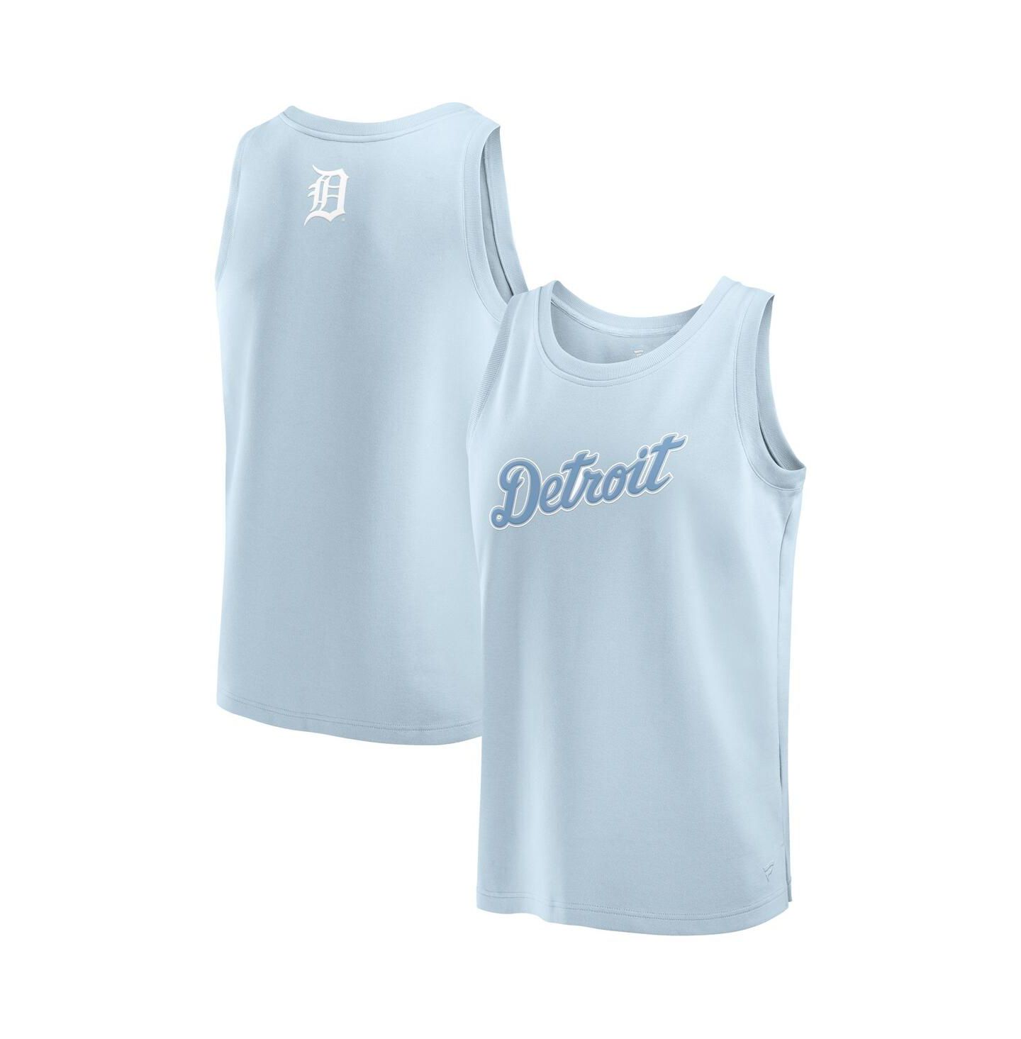 Мужской топ Fanatics Light Blue Detroit Tigers Elements — фото 1