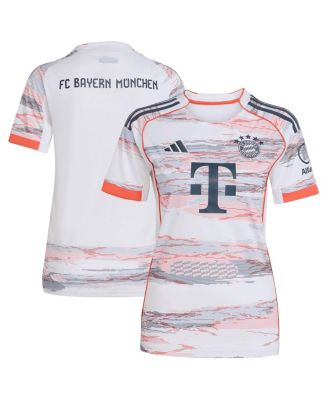 adidas - Women's White Bayern Munich 2025/26 Away Replica Jersey