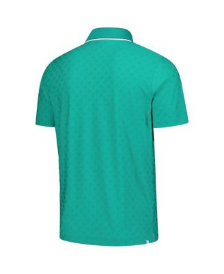 Men's Green Arnold Palmer Invitational Tipped Jacquard Polo Shirt