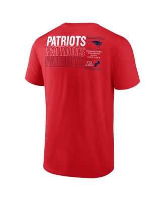 Men's Red New England Patriots Repeat Stats T-Shirt