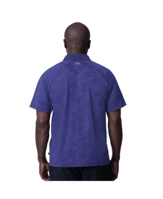 Men's Purple Baltimore Ravens Baseline Raglan Polo Shirt