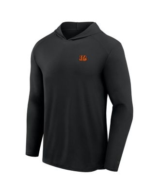 Men's Gray Cincinnati Bengals Front Office Power Mono Long Sleeve Hoodie T-Shirt