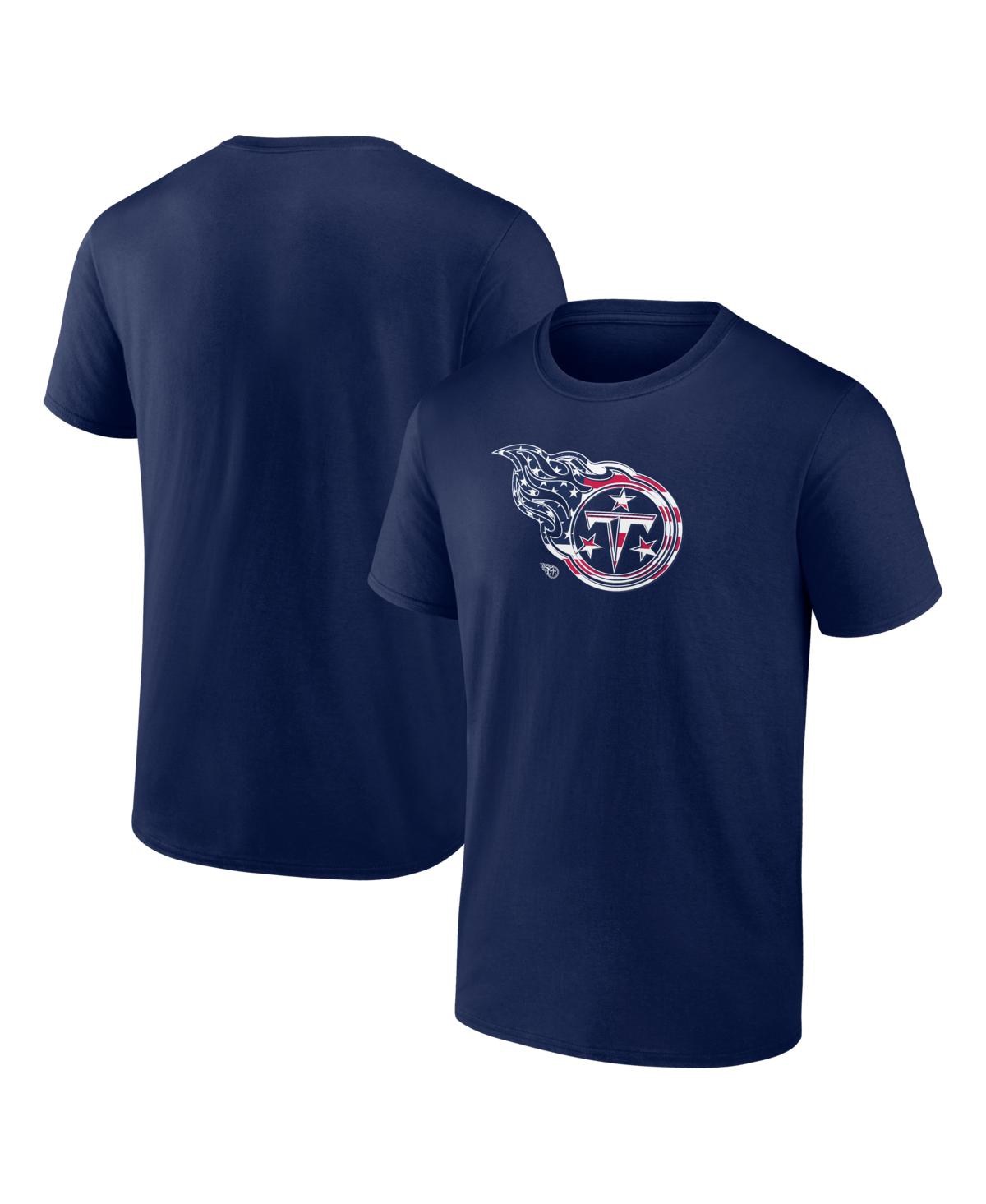 Men's Navy Tennessee Titans Americana T-Shirt - Navy