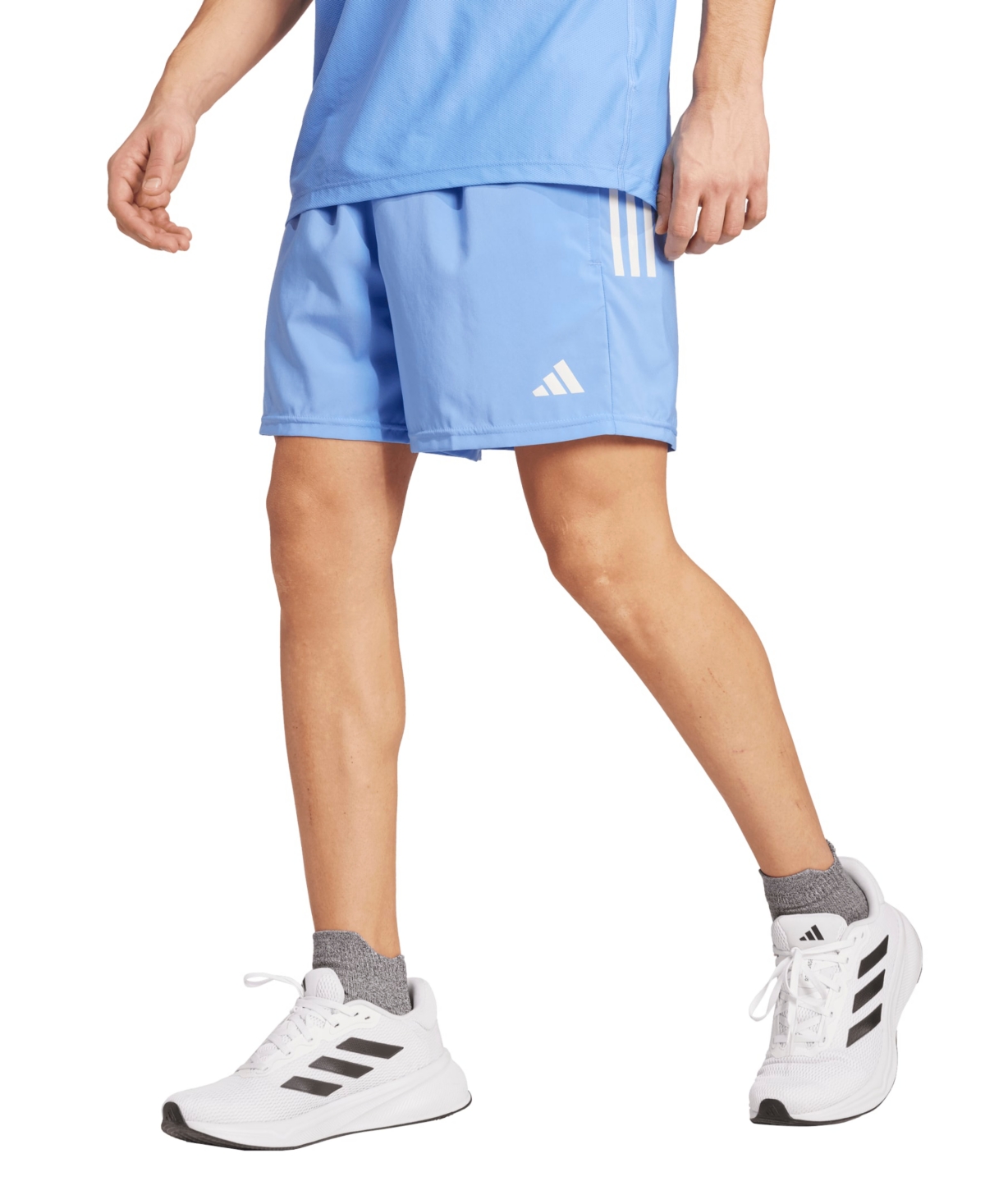 Adidas Originals Mens Adidas Own The Run Shorts In Blue