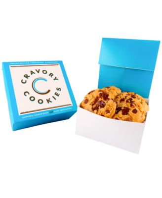 The Cravory - Chocolate Chip Cookies Gift Box, 6 Cookies