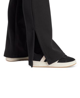 Women's Mid-Rise Pull-On Flare-Leg Logo Pants 