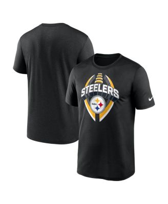Nike - Men's Black Pittsburgh Steelers Big Tall Primetime Legend Icon Performance T-Shirt