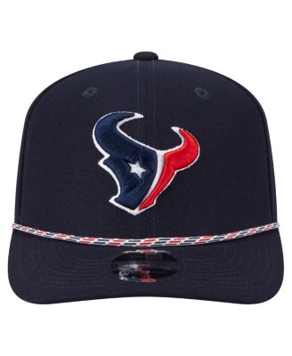Men's Navy Houston Texans Gameday Multi Rope 9SEVENTY Stretch-Snap Hat