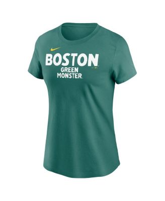 Women's Green Boston Red Sox 2025 City Connect Wordmark T-Shirt