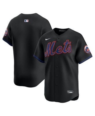 Nike - Men's Black New York Mets Alternate Limited Jersey