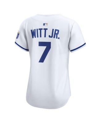 Women's Bobby Witt Jr. White Kansas City Royals Home Limited Jersey