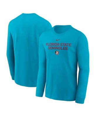 Nike - Men's Turquoise Florida State Seminoles 2025 Sideline Performance Long Sleeve T-Shirt