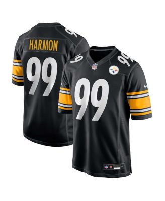 Nike - Men's Derrick Harmon Black Pittsburgh Steelers 2025 NFL Draft First Round Pick Game Jersey