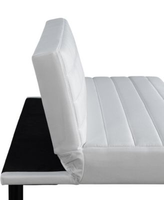 66.1" Polyester Donetta Convertible Futon