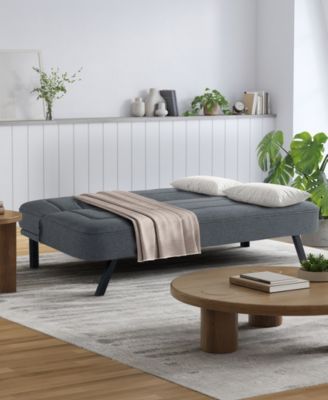 66.1" Polyester Forrest Convertible Futon