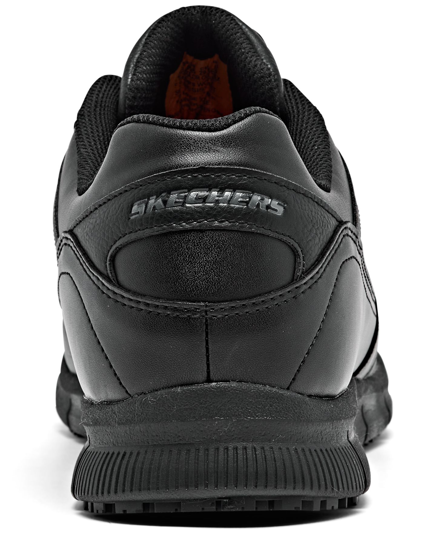 Мужские кроссовки Skechers Work Relaxed Fit- Nampa Slip Resistant Work Casual, цвет: Чёрный — фото 4