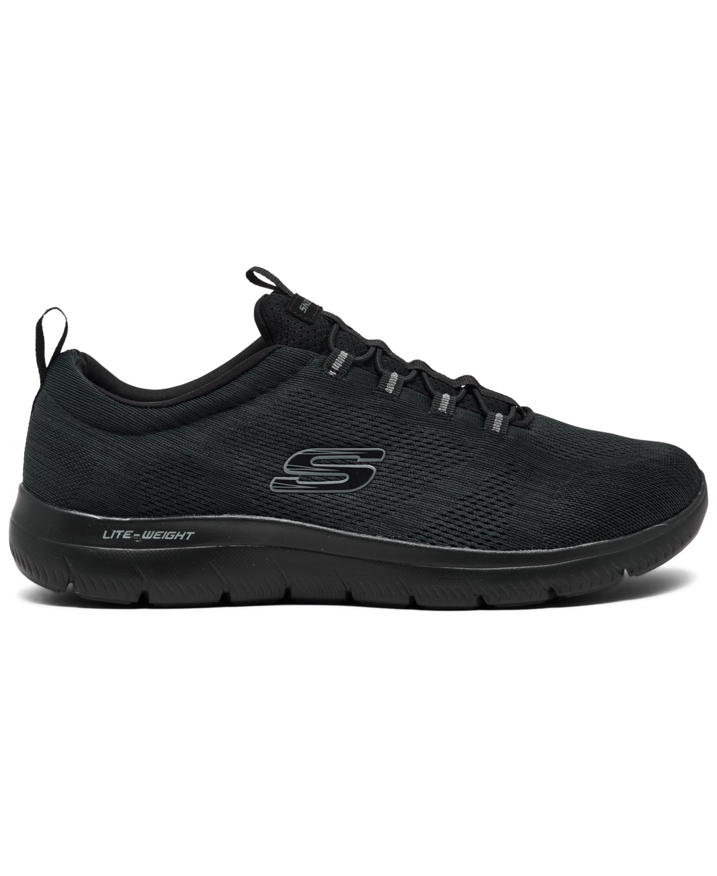 Мужские кроссовки Skechers Summits - Louvin Slip-On Training, цвет: Чёрный — фото 2