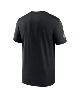 Men's Black Las Vegas Raiders Sideline Legend Performance T-Shirt