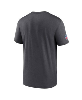 Men's Charcoal Cleveland Browns Sideline Legend Performance T-Shirt