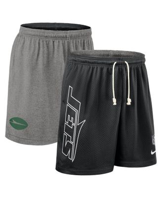 Nike - Men's Black New York Jets Sideline Reversible Performance Shorts