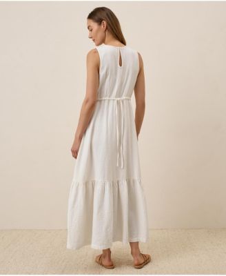 Women's Organic Cotton Coastal Double Gauze Beach To Brunch Dress