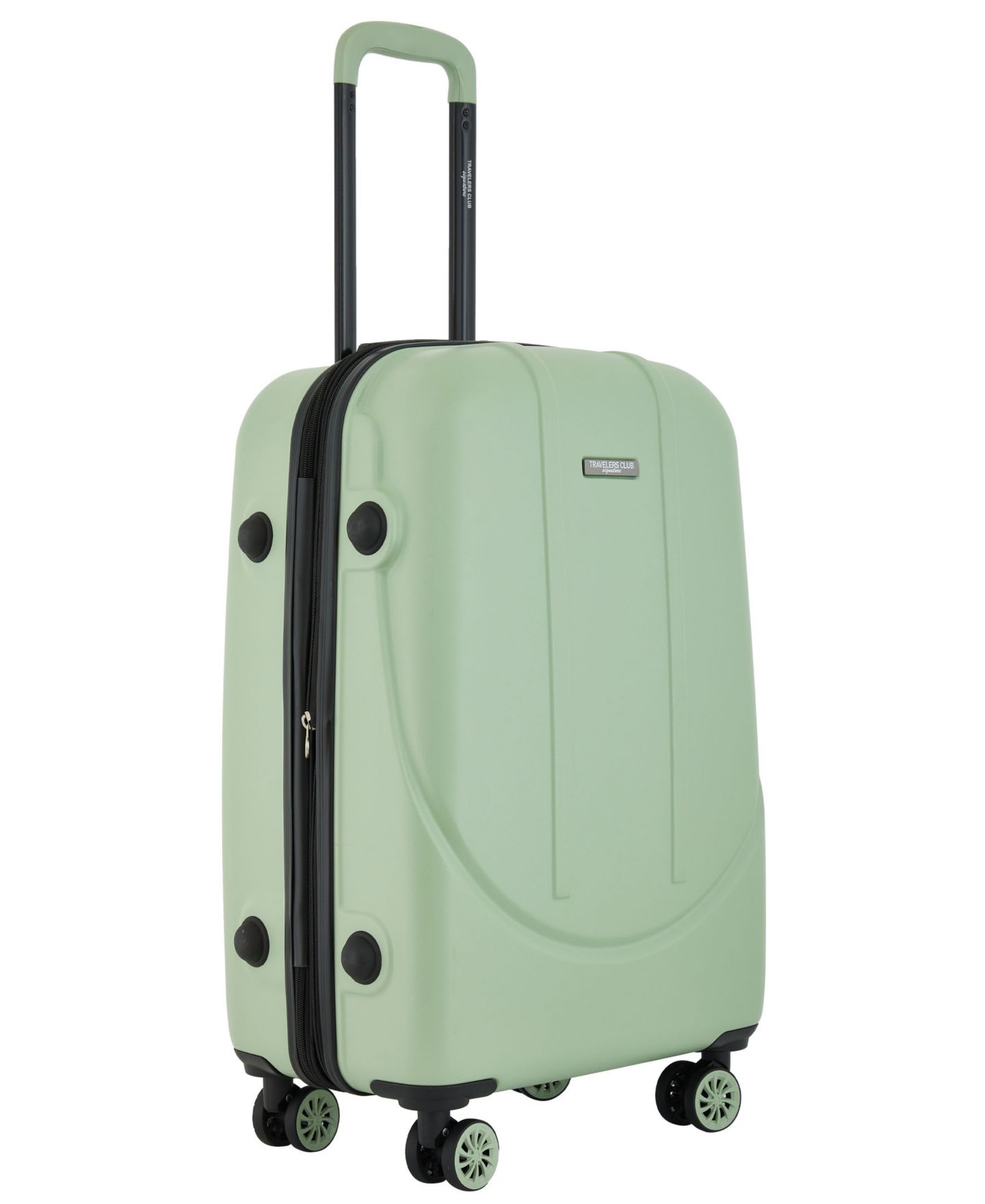 Чемоданы Travelers Club Falkirk 3pc. Hardside Expandable Luggage Set, цвет: Зелёный — фото 6