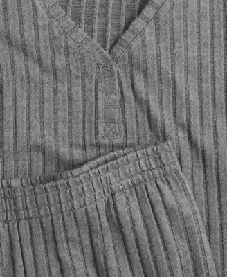 Women's Soft Rib-Knit Pajama Set, XS-3X, Macy's Exclusive