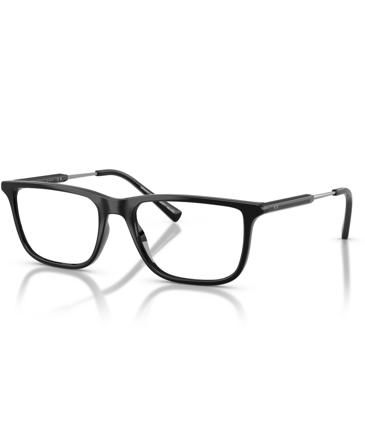 Men's Pillow Eyeglasses, AX3126 - Matte Blue