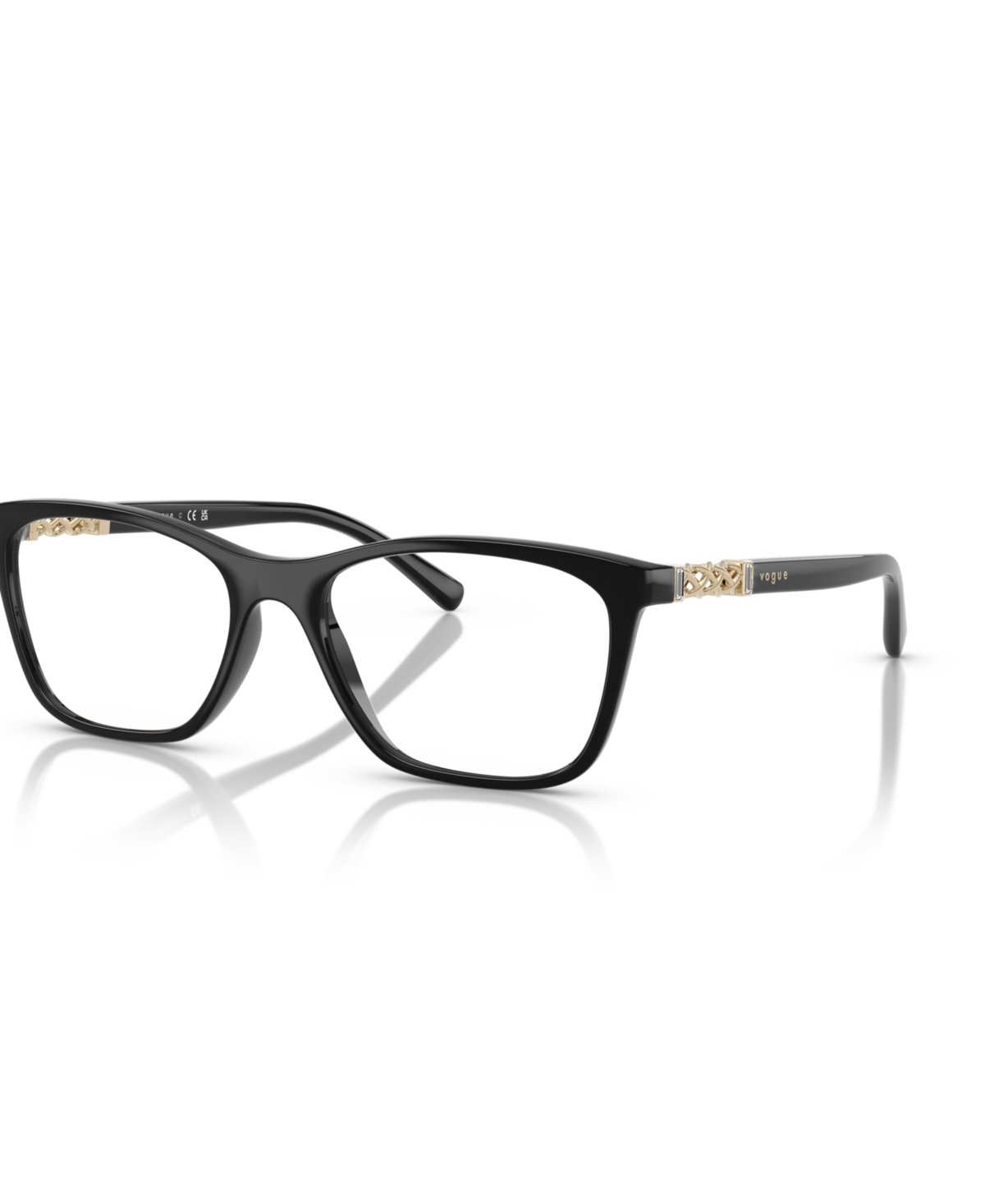 Women's Pillow Eyeglasses, VO5632B - Transparent Caramel