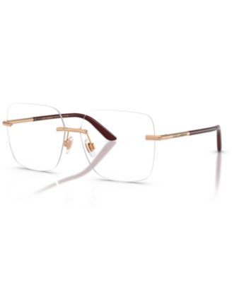 Dolce&Gabbana - Woman Square Metal DG1360 Eyeglasses Rose Gold