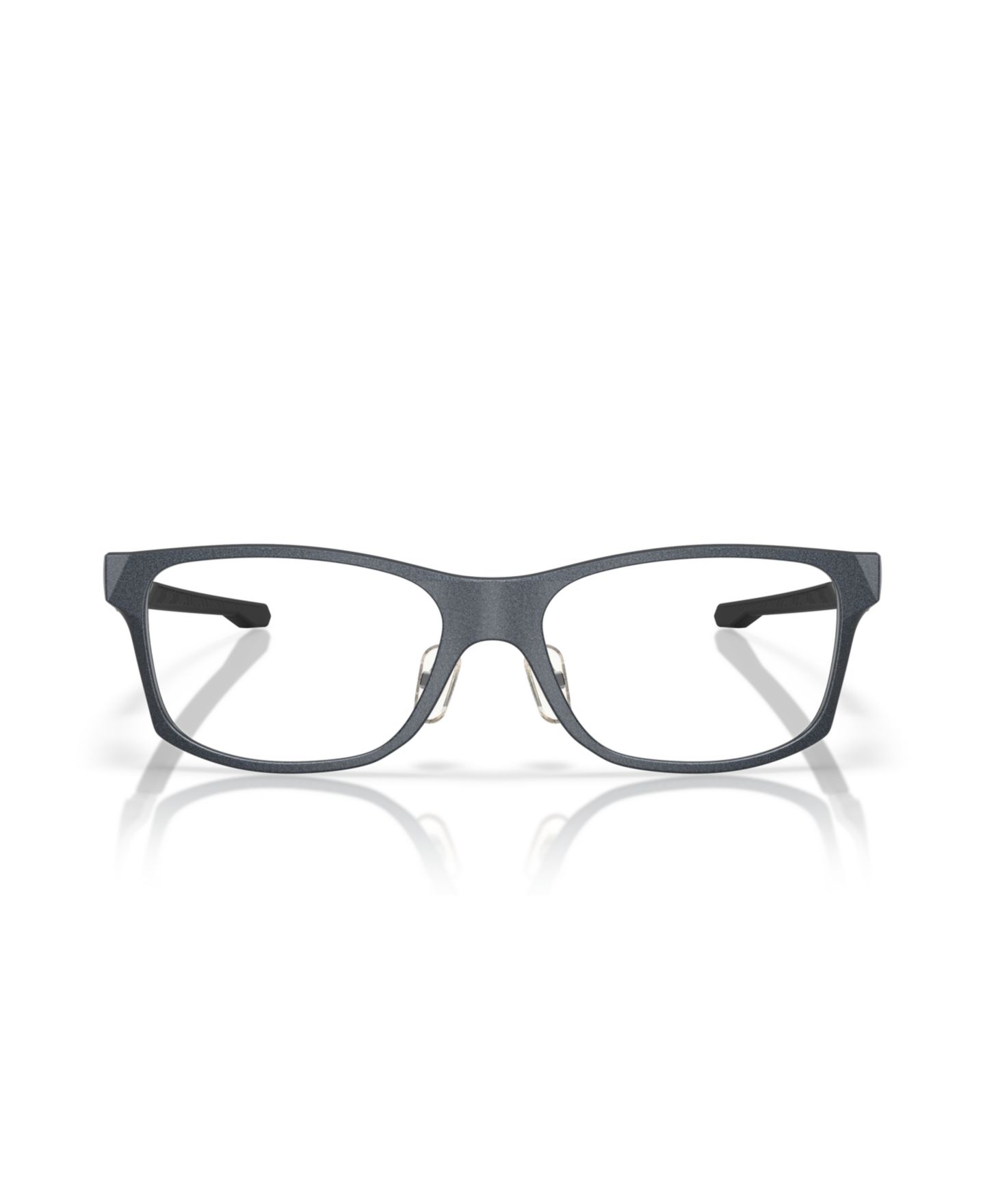 Детские очки Oakley JR Oakley Kids Rectangle Plastic OY8025D Kick Over Forge Collection Eyeglasses(Ages 07-10), цвет: Матовый синий стальной — фото 2