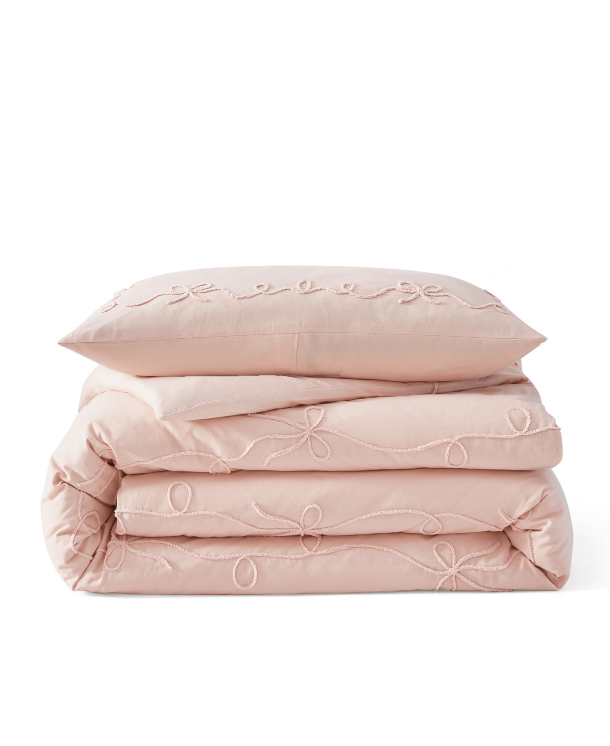 Peri Home Sasha Bows Embroidered -Pc. Comforter Set