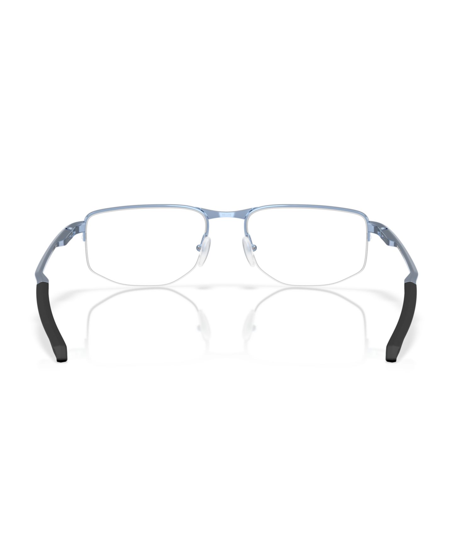 Мужские очки Oakley Man Rectangle Metal OX3035 Addams 0.5 Eyeglasses, цвет: Полированный стоунвош — фото 4