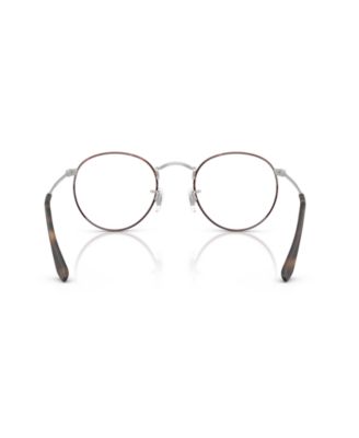Unisex Round Metal Optics Eyeglasses, RB3447V