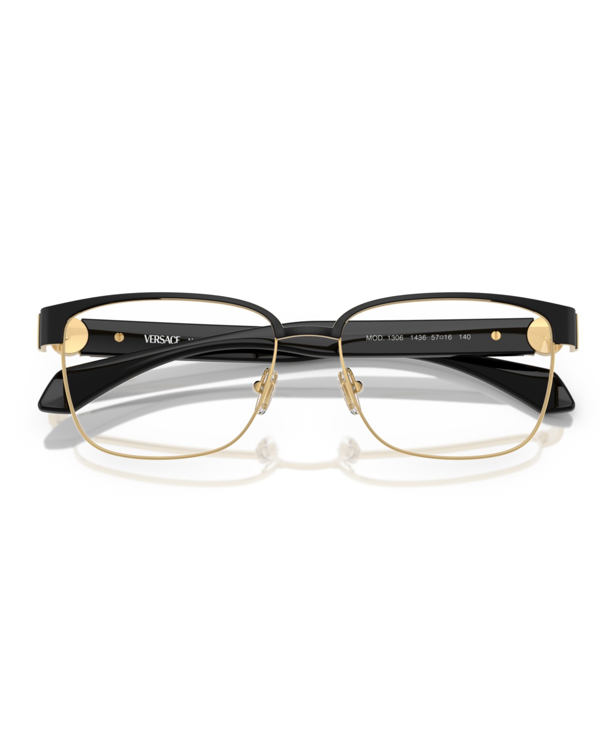 Мужские Versace Man Square Metal VE1306 Eyeglasses — фото 6