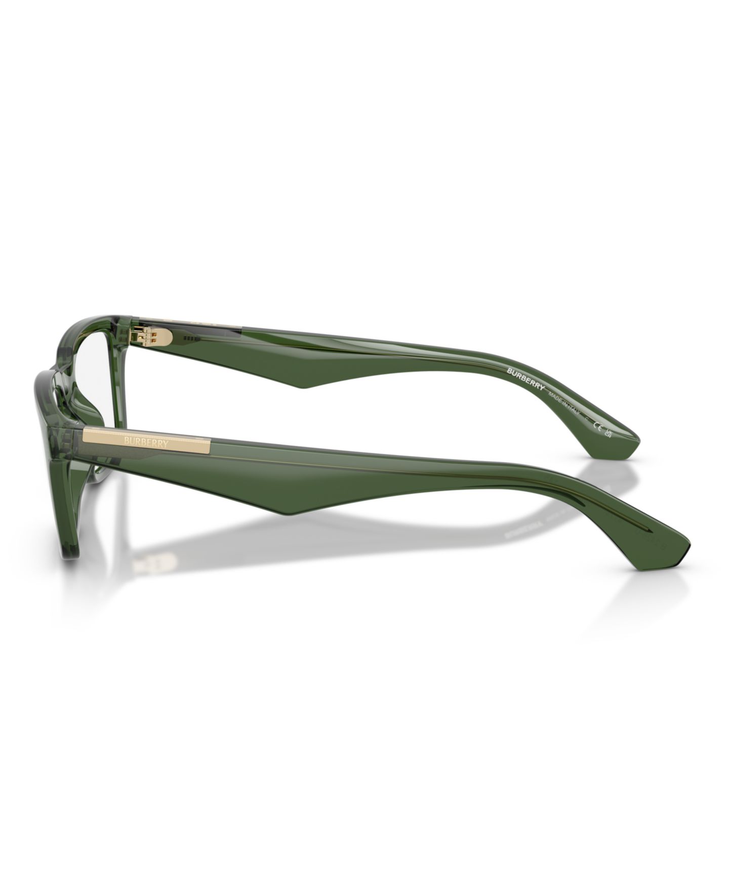 Мужские очки Burberry Man Rectangle Plastic BE2428U Eyeglasses, цвет: Зелёный — фото 5