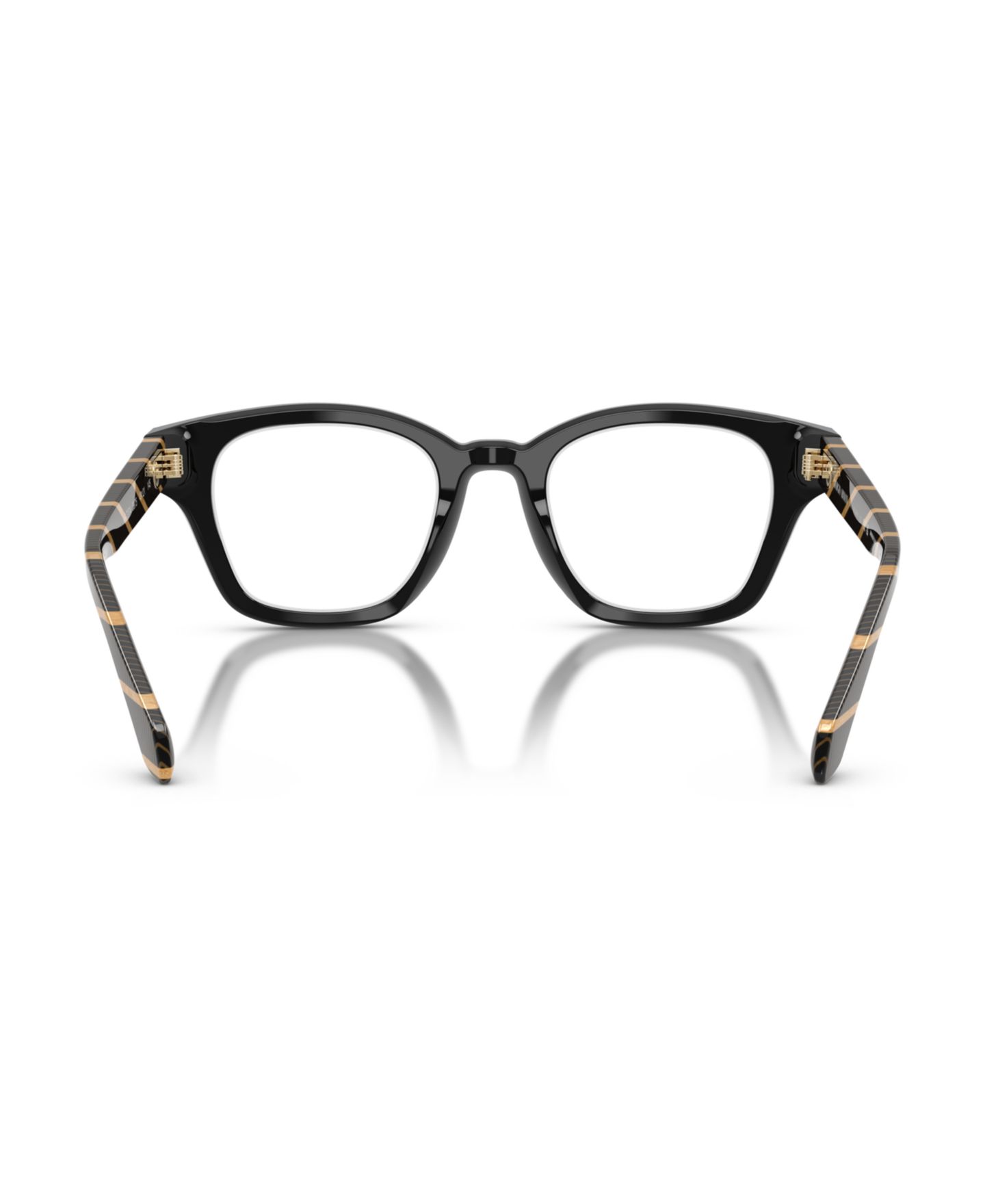 Мужские очки Giorgio Armani Man Pillow Plastic AR7274 Eyeglasses, цвет: Чёрный — фото 4