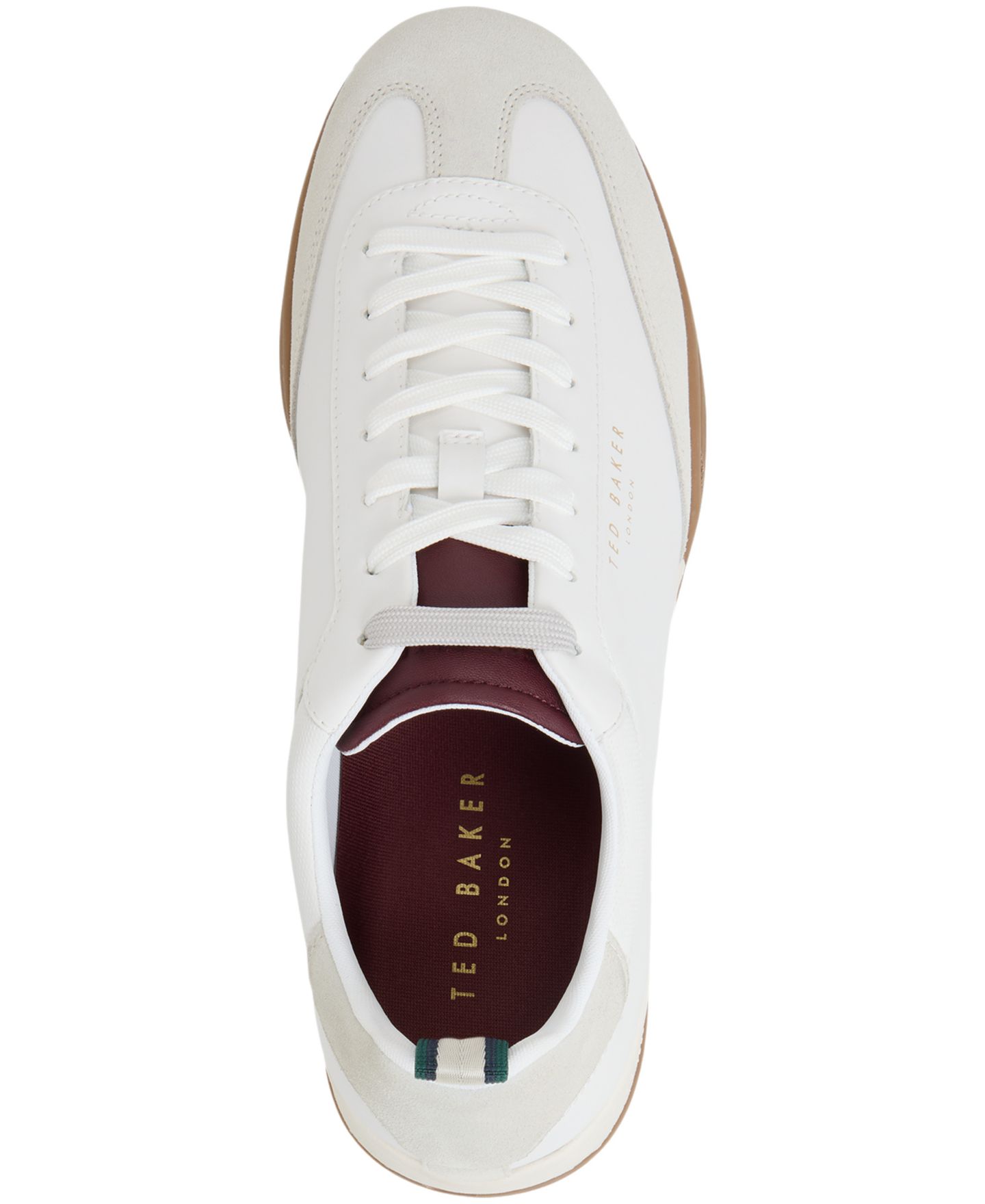 Мужские кроссовки Ted Baker Kenwood Lace Up, цвет: Белый — фото 4