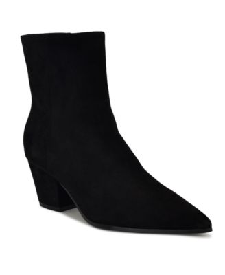 Women's Savie Leather Block Heel Booties
