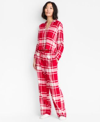 State of Day - Women's Candy Stripe Flannel Pajama Set