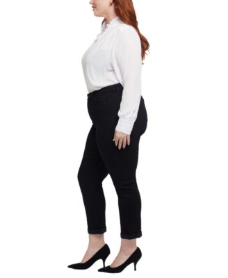 Plus Size Sheri Slim Ankle Pull On Jeans