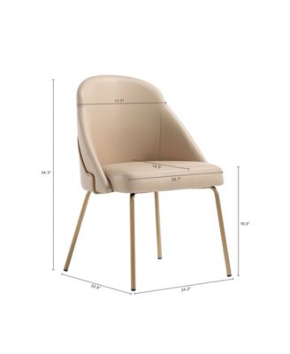 Gracie Leatherette Upholstered Dining Chair