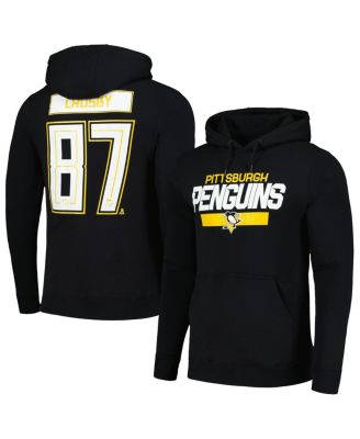 LevelWear - Men's Sidney Crosby Black Pittsburgh Penguins Podium Name Number Pullover Hoodie