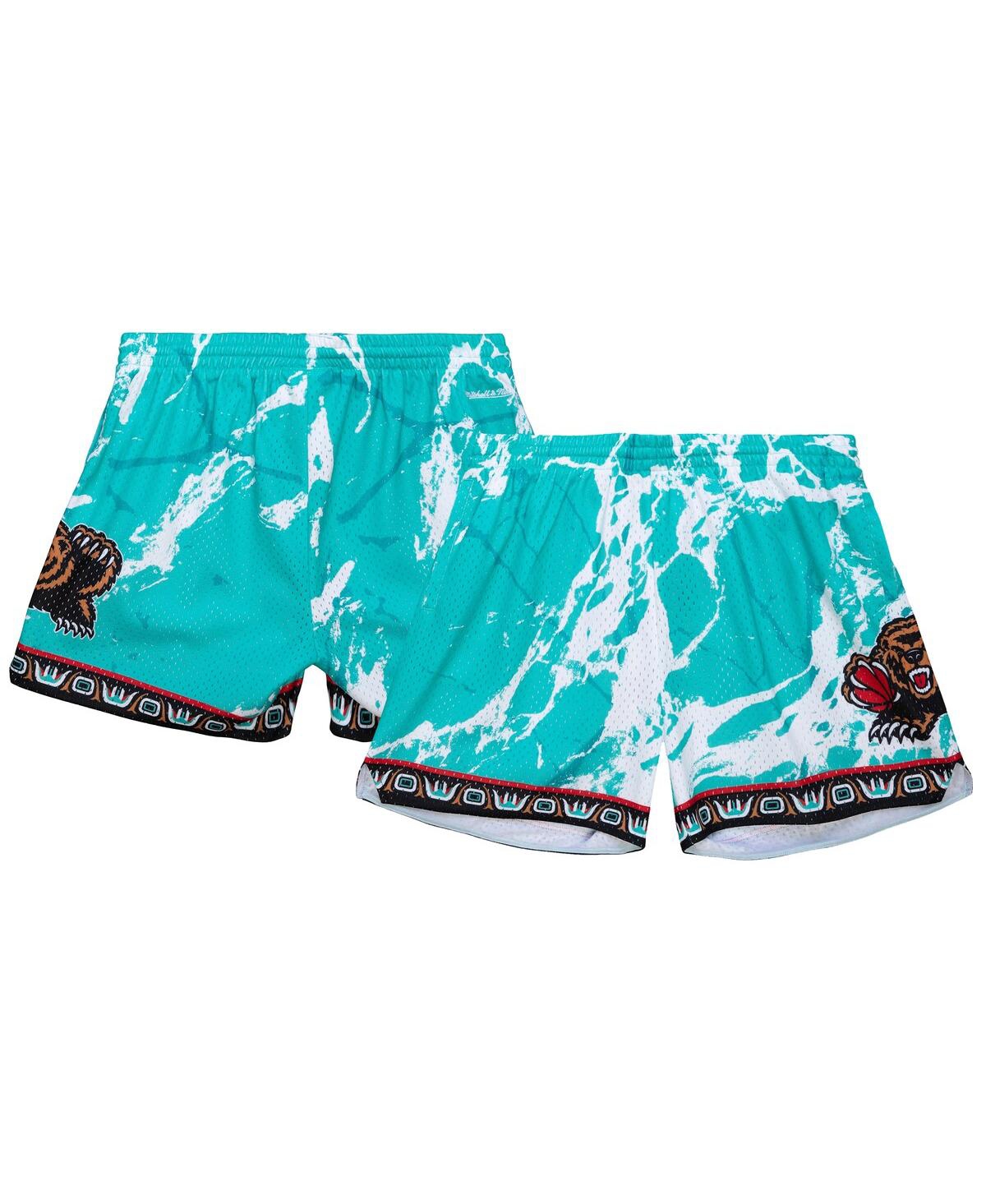 Women's Teal Vancouver Grizzlies Marble Shorts - Teal