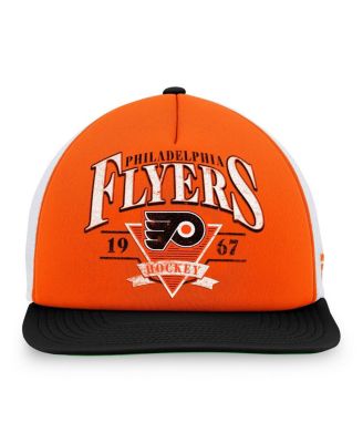 Men's Orange Philadelphia Flyers Classic Foam Adjustable Trucker Hat