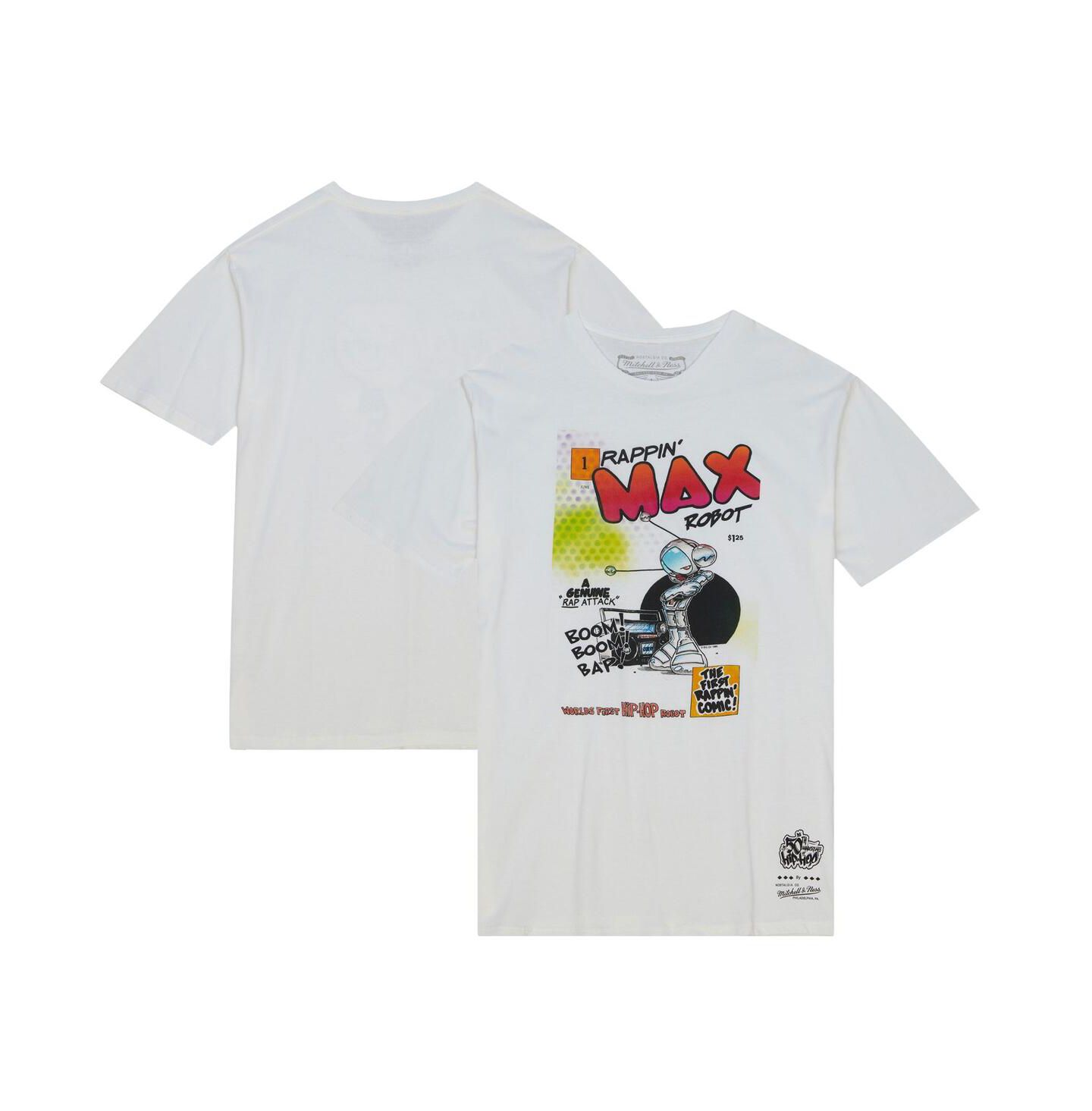 Футболка Mitchell & Ness White 50th Anniversary of Hip-Hop Robot — фото 1