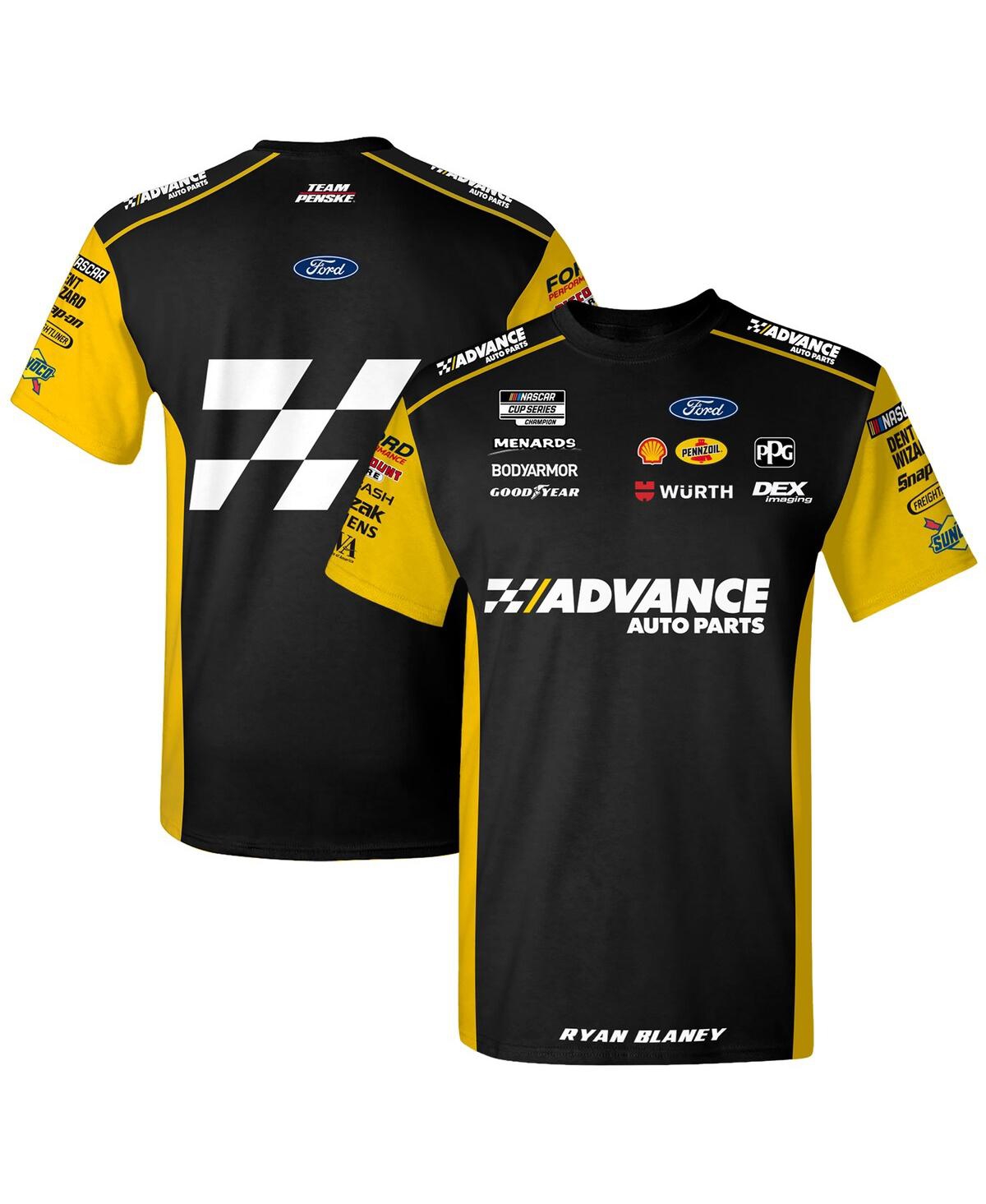 Men's White Ryan Blaney Advanced Auto Parts Uniform T-Shirt - White