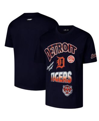 Pro Standard - Men's Navy Detroit Tigers Turn It Up Dropped Shoulder T-shirt
