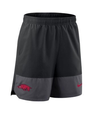 Men's Black Arkansas Razorbacks 2025 Sideline Performance Shorts