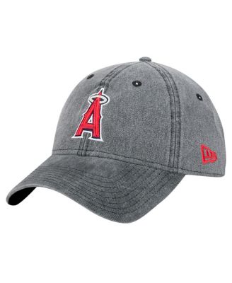 New Era - Men's Black Los Angeles Angels Rugged Team 9TWENTY Adjustable Hat